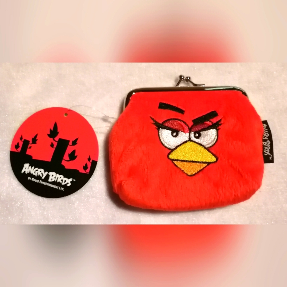 Angry Birds Fleecy Change Purse NWT